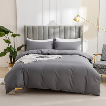 Modern Grey Duvet Cover Set