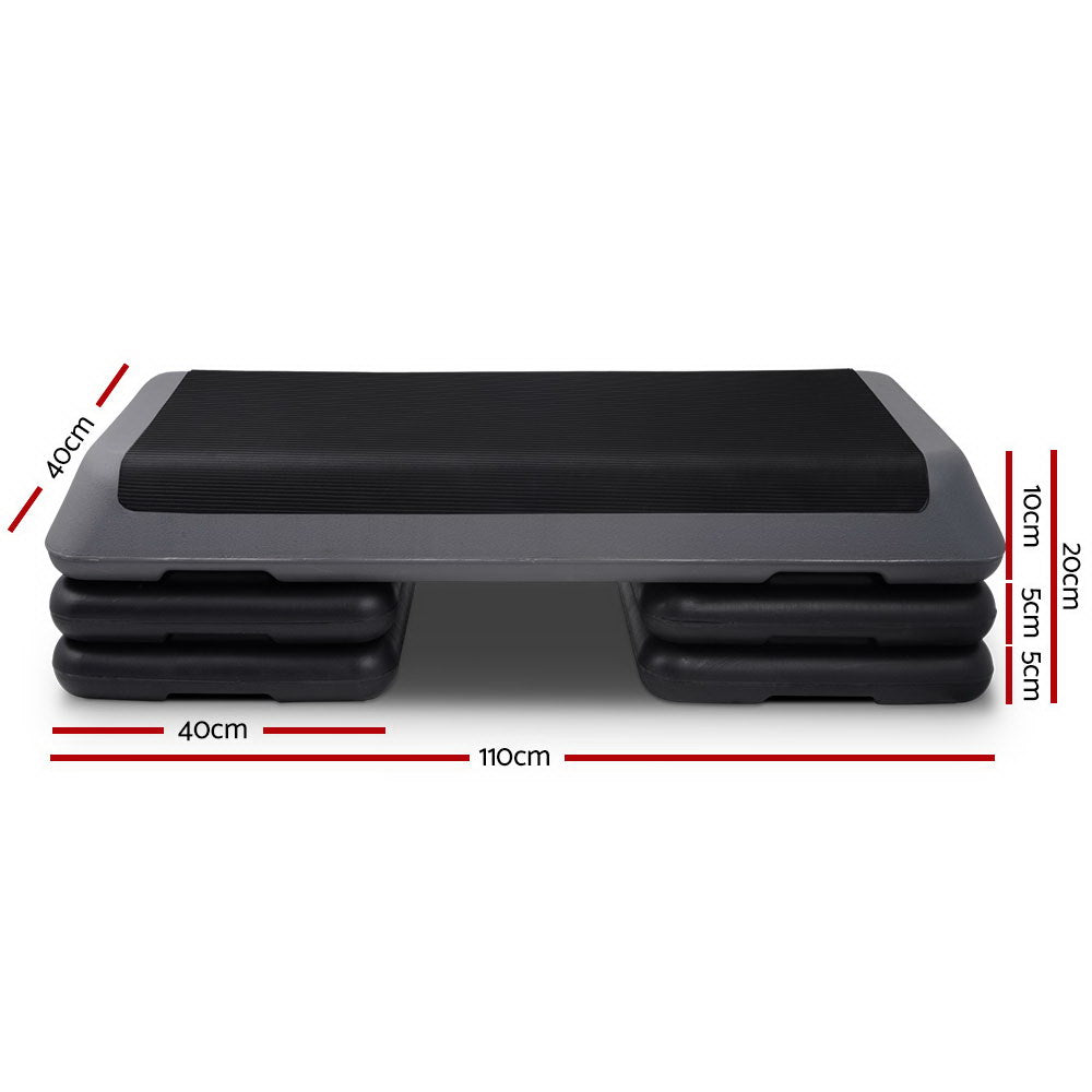 Everfit 3 Level Aerobic Step Exercise Stepper 110cm Gym Fitness