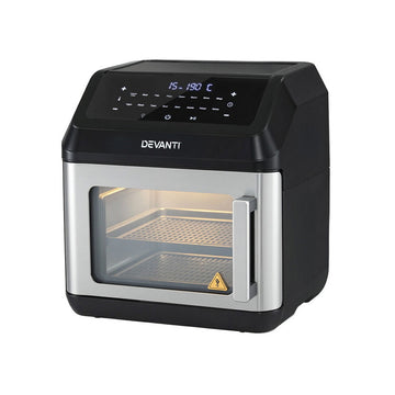 Devanti Air Fryer Oven Large Capacity 13L Black
