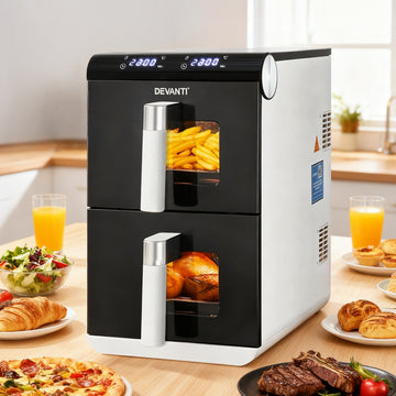 Devanti Air Fryer Oven Dual Zone 11L