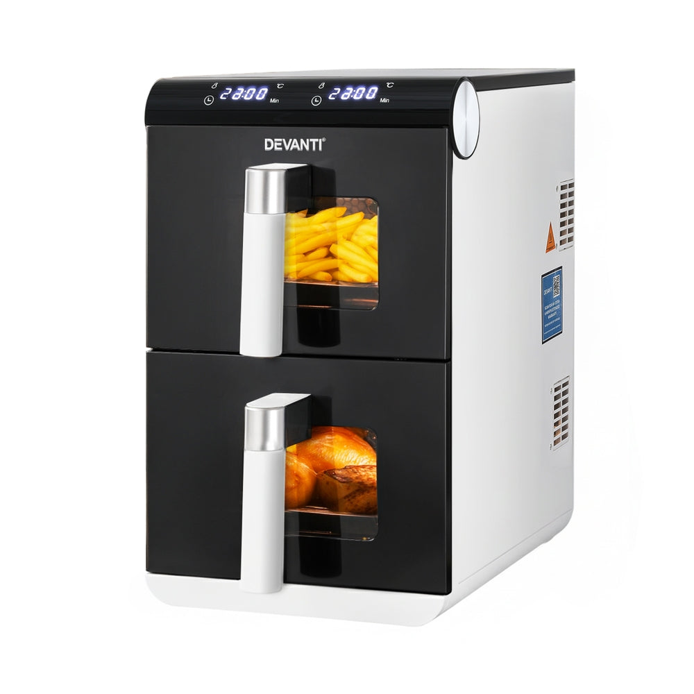 Devanti Air Fryer Oven Dual Zone 11L