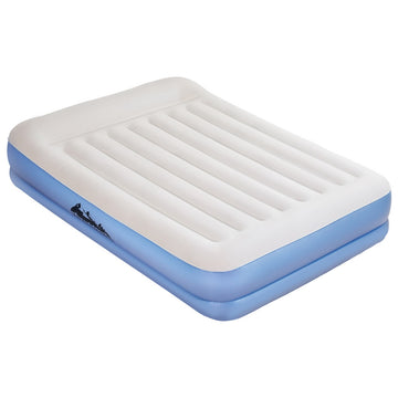 Weisshorn Inflatable Air Mattress Queen 41cm Flocked Surface