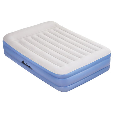 Weisshorn Inflatable Air Mattress Queen 46cm Flocked Surface