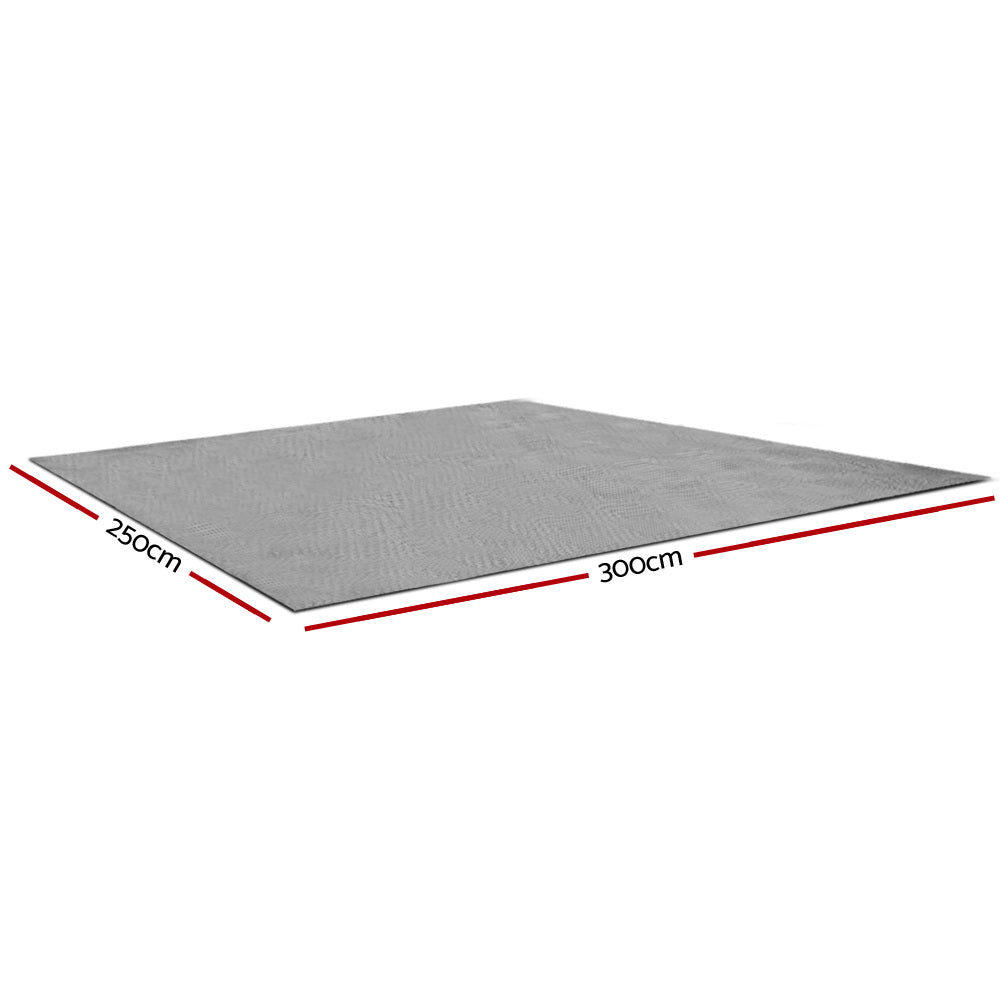Weisshorn Annex Matting Caravan Camping Ground Cover 3m x 2.5m Grey