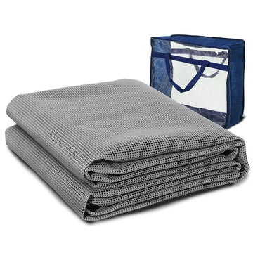 Weisshorn Annex Matting Caravan Camping 4m x 2.5m Grey