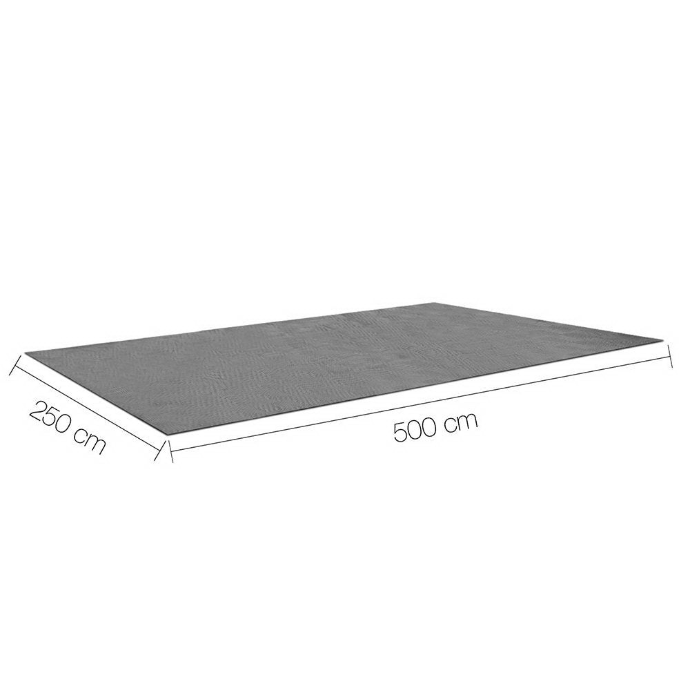 Weisshorn Annex Matting Caravan Camping UV Treated Non Slip 5m Grey