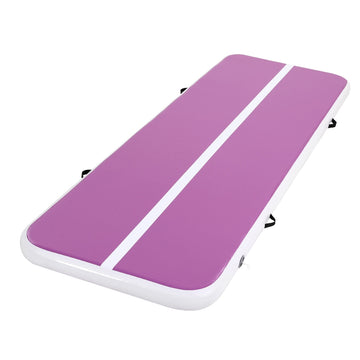 Everfit Air Track Mat Inflatable Gymnastics Yoga Training 3m Purple