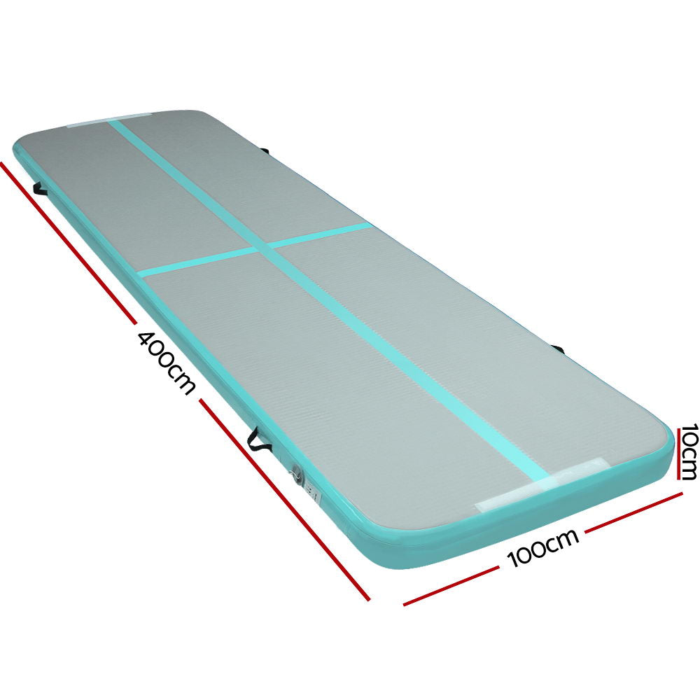 Everfit Air Track Mat 4m Inflatable Gymnastics Yoga Training Floor