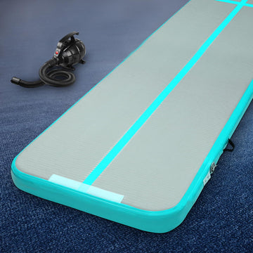 Everfit 5m Air Track Mat with Electric Pump Green
