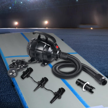 GoFun 500W Electric Air Pump Air Track Mat Inflator Black