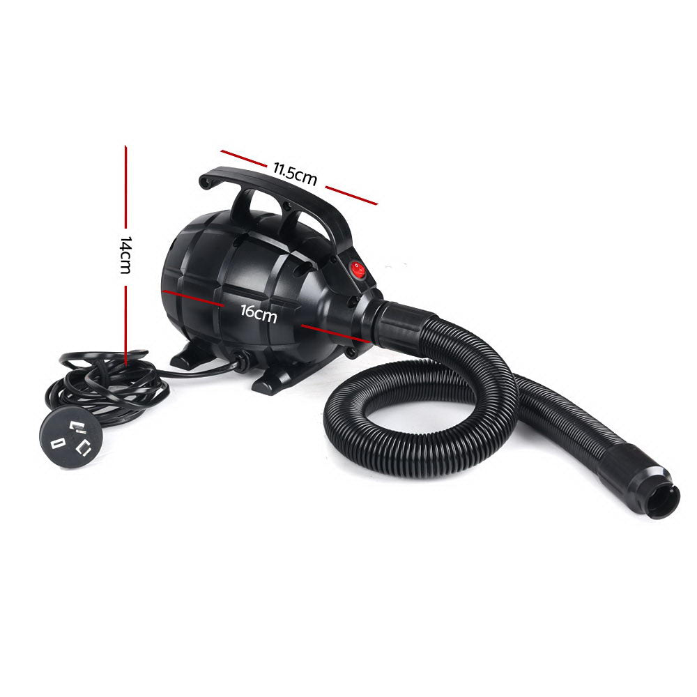 GoFun 500W Electric Air Pump Air Track Mat Inflator Black