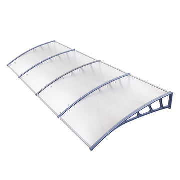 Instahut Door Window Awning UV Rain Protection 4m Transparent