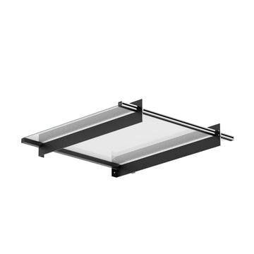 Instahut Outdoor Window and Door Awning Canopy 1x1m Transparent