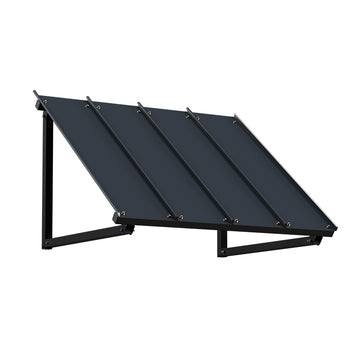 Instahut Window Door Awning UV Rain Resistant 1x1.2m Black