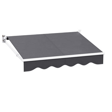 Instahut Retractable Folding Arm Awning 2m x 1.5m Grey