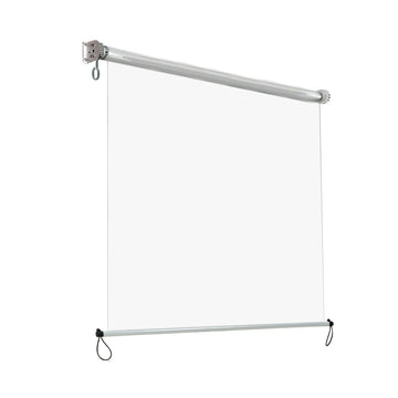 Instahut Straight Drop Awning 1.5x2.4m Clear PVC