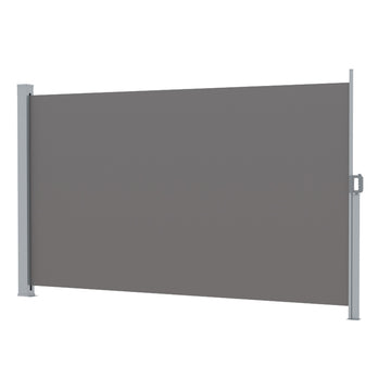 Instahut Retractable Side Awning Privacy Screen Wind Sun Block 2x3m Grey