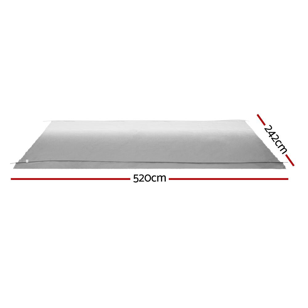 Weisshorn RV Caravan Awning Replacement Fabric 5.2M x 2.42M