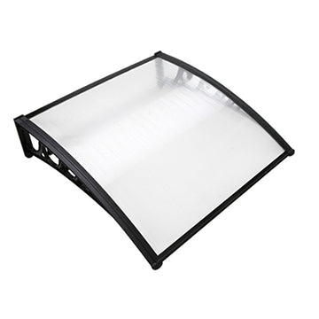Instahut Window Door Awning UV Rain Resistant 1x1m Transparent