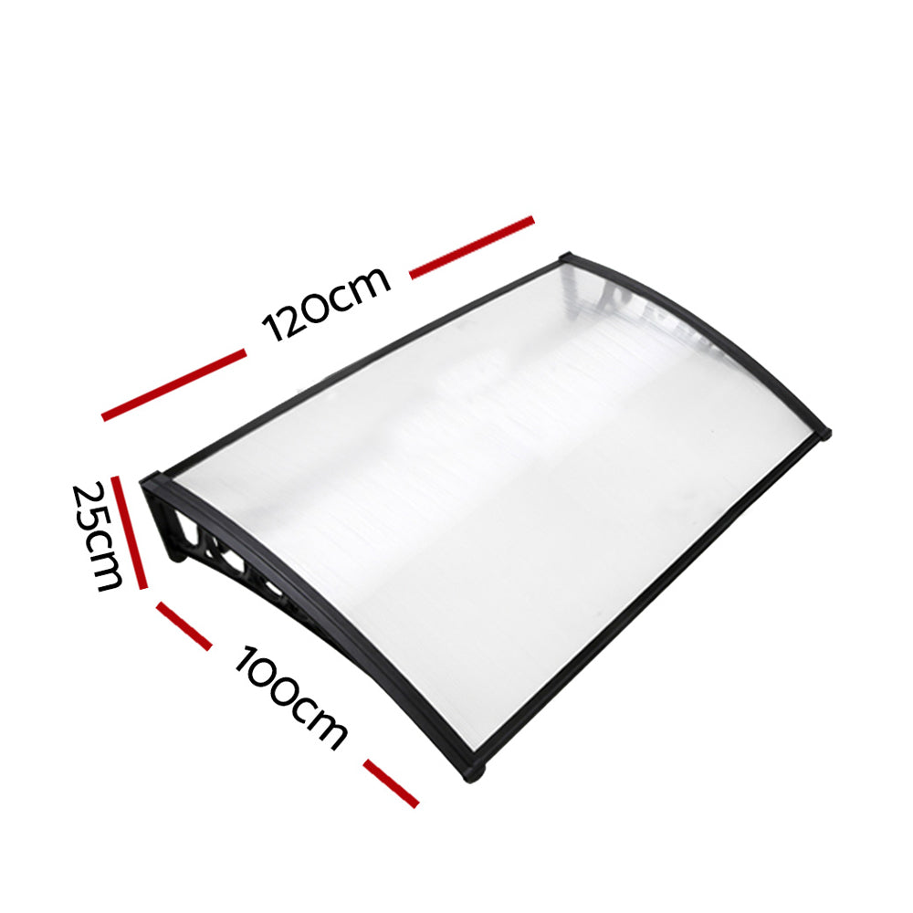 Instahut Door Window Awning UV Rain Protection Transparent