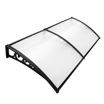 Instahut Door Window Awning UV Rain Protection 2.4m Transparent