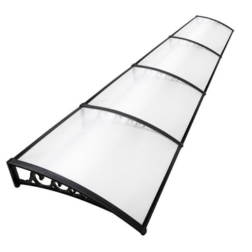 Instahut Window Door Awning Canopy 1x4m Transparent