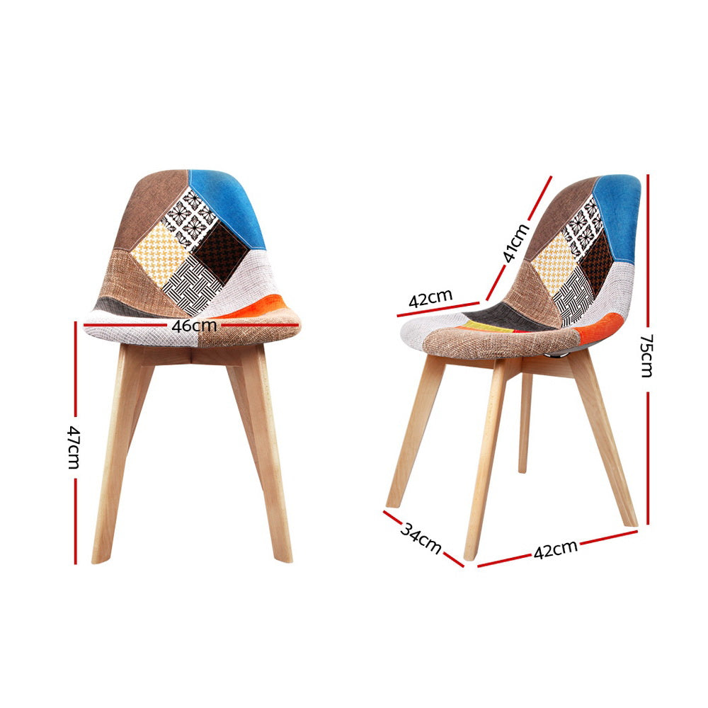 Artiss Replica Eiffel DSW Dining Chairs Set of 4 Beige