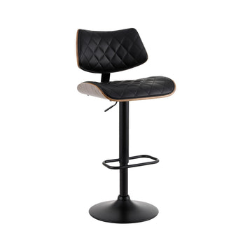 Artiss Bentwood Bar Stools Set of 4 PU Leather Black