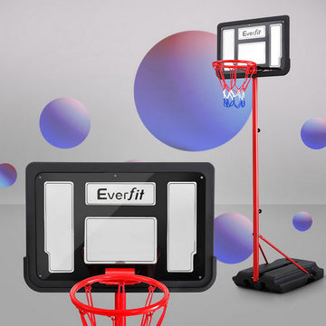 Everfit Kids Basketball Hoop Stand Height Adjustable 1.6m