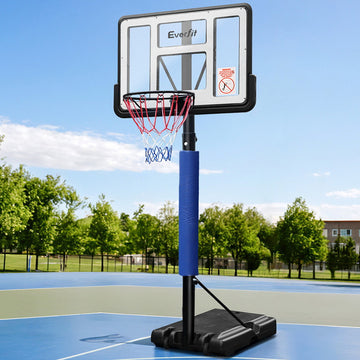 Everfit Portable Basketball Hoop System Height Adjustable 3.05M Blue