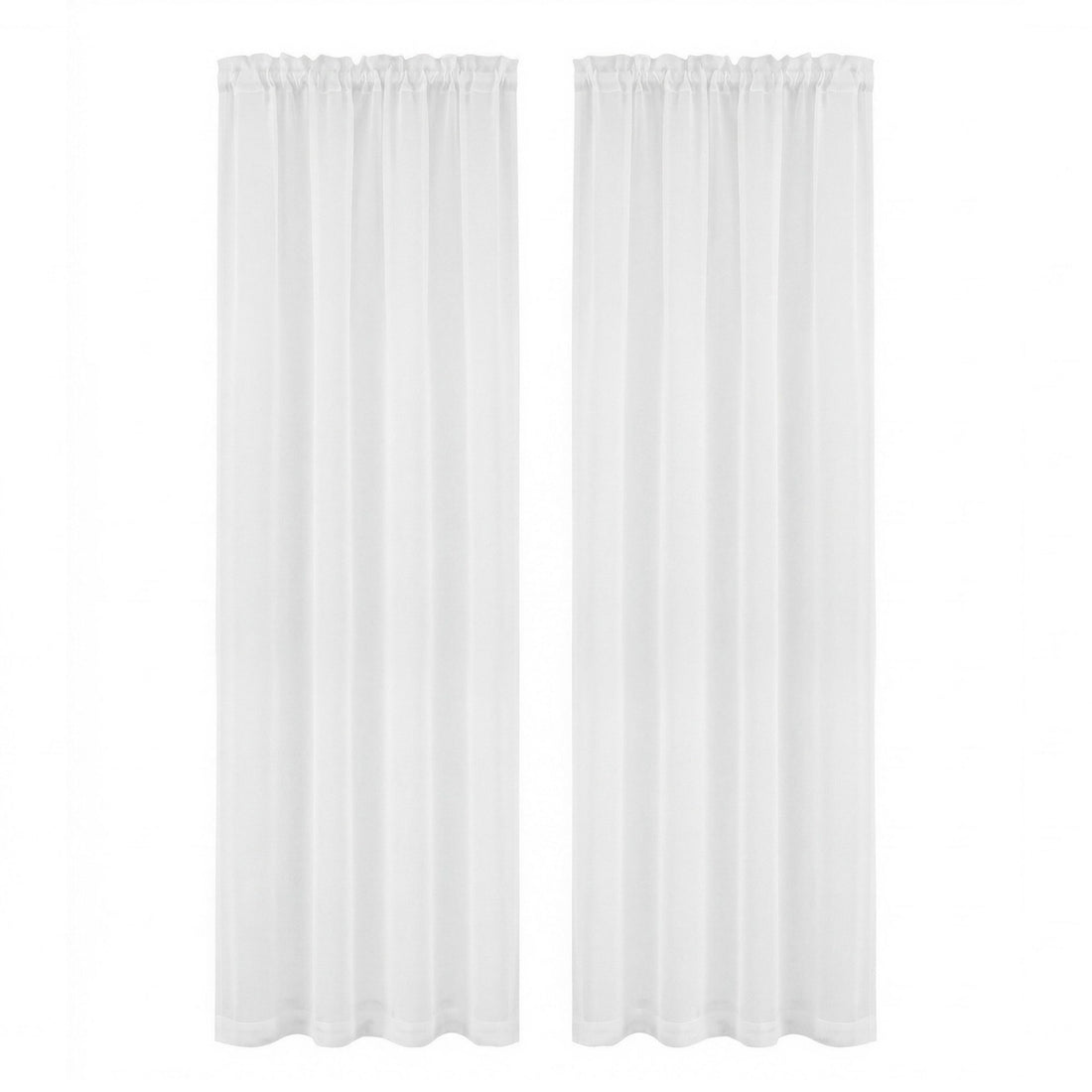 Artiss Blockout Curtains Pair Light Filtering White 132x213cm