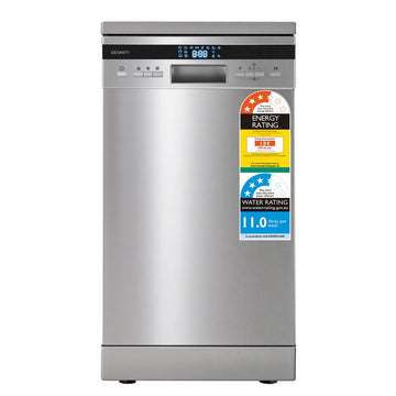 Devanti Dishwasher 10 Place Settings Freestanding Silver