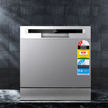 Devanti Benchtop Dishwasher 8 Place Settings Stainless Steel