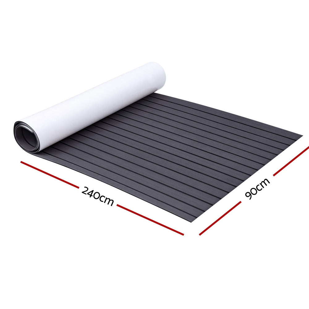 Seamanship EVA Foam Boat Flooring Mat 240x90cm Dark Grey Anti-Slip