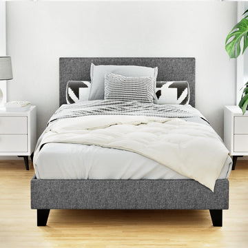Artiss Neo Bed Frame King Single Grey