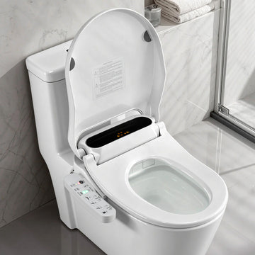 Cefito Electric Bidet Toilet Seat LED Display Heated Dryer White