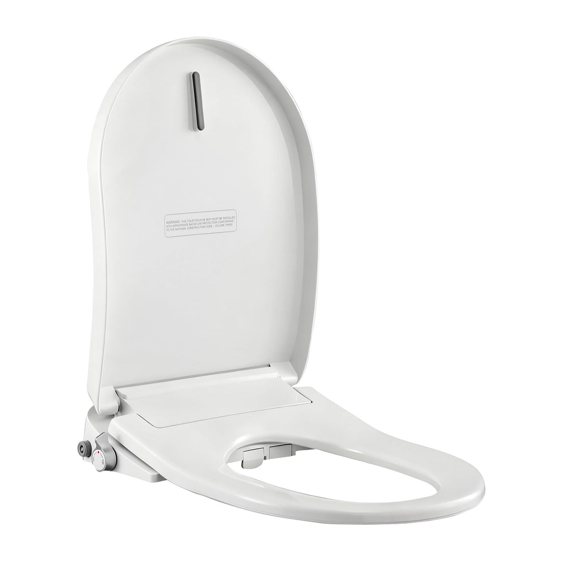 Cefito Electric Bidet Toilet Seat D-Shape Heated Air Dryer White