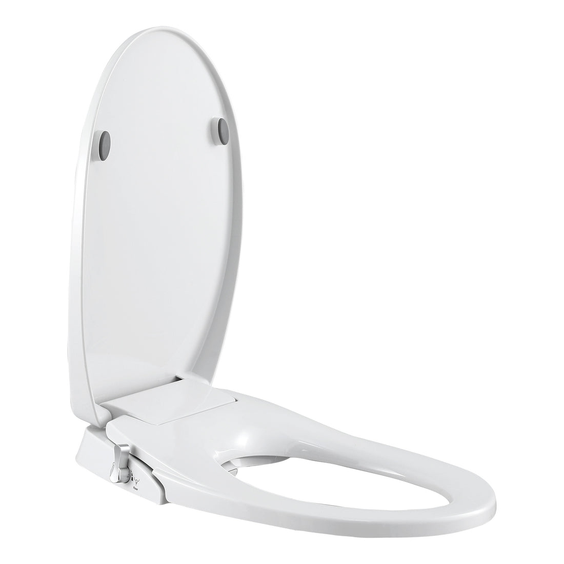 Cefito Non Electric Bidet Toilet Seat O-Shape Dual Nozzle White