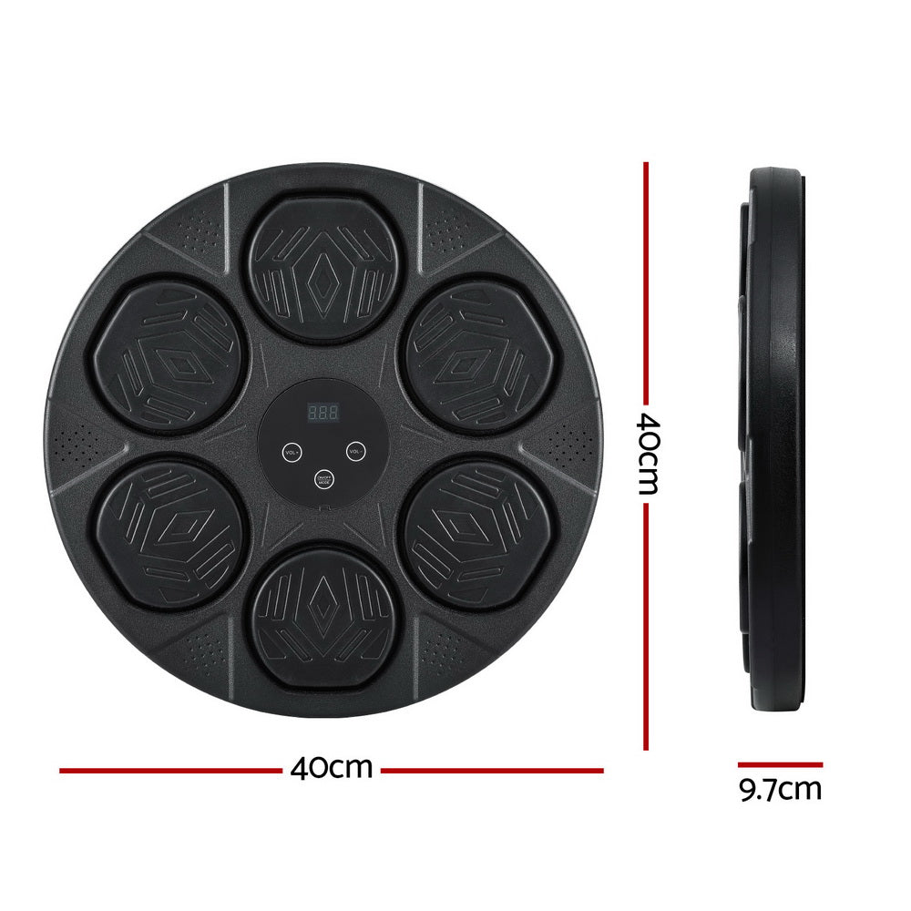 Everfit Music Boxing Machine Wall-Mounted Bluetooth LED Display with Gloves