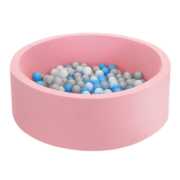 Keezi Kids Foam Ball Pit Play Pool 90cm with 200 Balls Pink