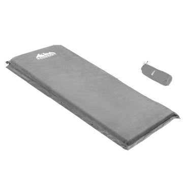 Weisshorn Self Inflating Camping Mat 9.5cm Thick Grey