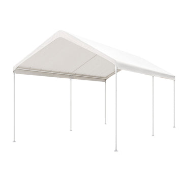 Instahut Heavy Duty Carport 3x6m UV Resistant Water Resistant Steel Frame White