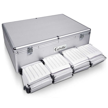 Embellir CD DVD Storage Case 1000 Discs Lockable Aluminium