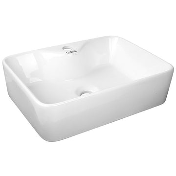 Cefito Ceramic Oval Vanity Basin 48x38cm White Nano Glazed