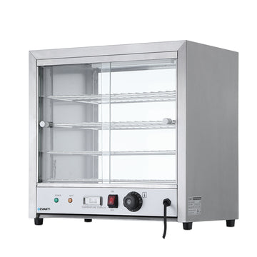 Devanti Commercial Food Warmer 4-Tier Heated Display