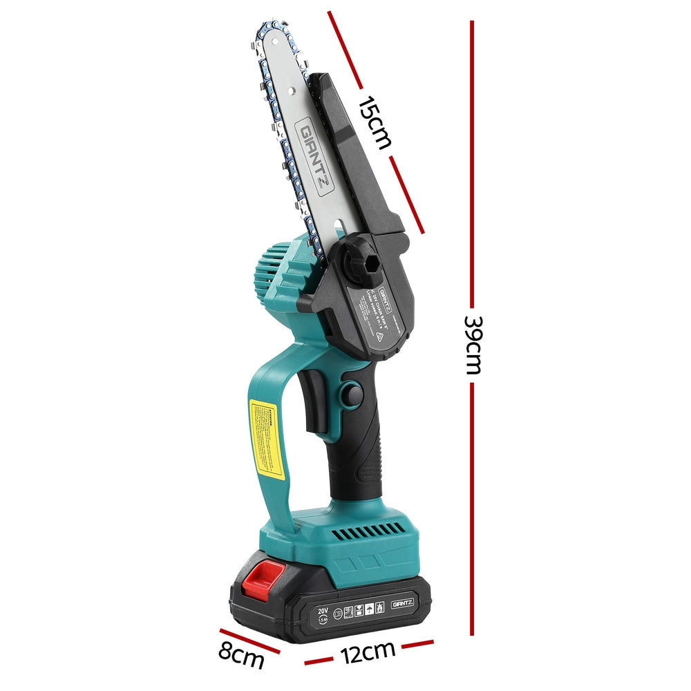 Giantz Mini Cordless Chainsaw 6 inch Lightweight
