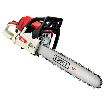 Giantz Petrol Chainsaw 58CC 20in Bar Tree Pruner 2 Stroke E-Start