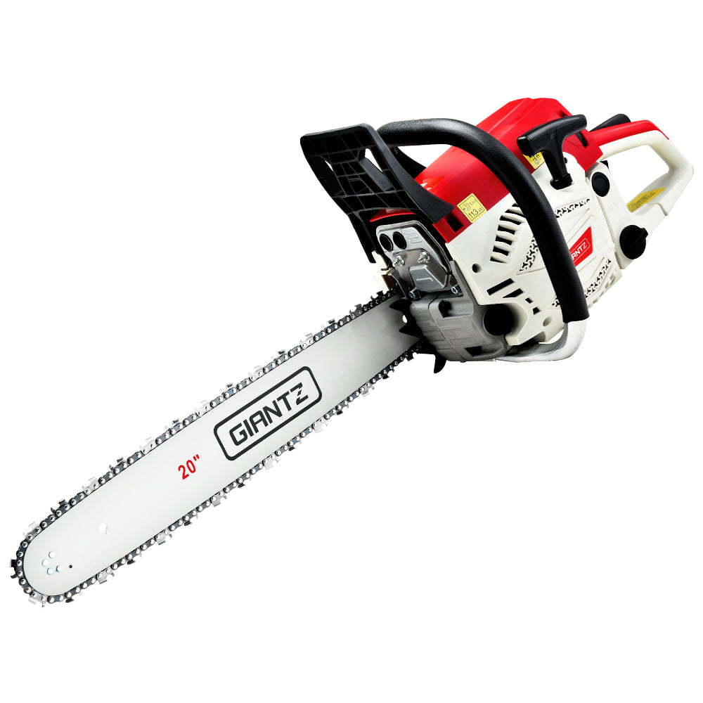 Giantz Petrol Chainsaw 58CC 20in Bar Tree Pruner 2 Stroke E-Start