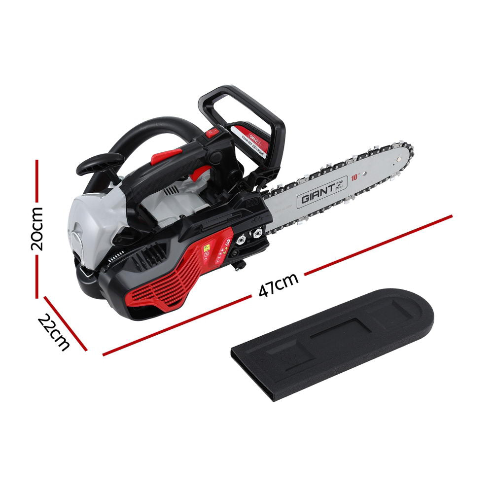 Giantz 25CC Petrol Chainsaw 10 inch Bar Lightweight for Pruning