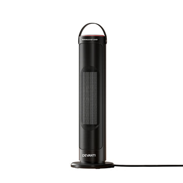 Devanti Ceramic Tower Heater 2000W with Remote Control ECO Mode